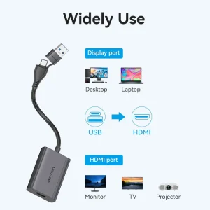 Vention USB-C&USB-A to HDMI