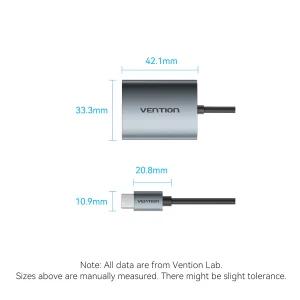 Vention 2-in-1 Card Reader