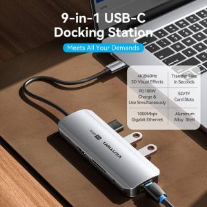 Vention 9-in-1 USB-C TQLHB