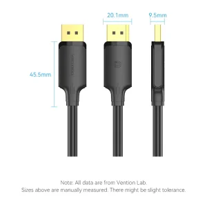 Vention DisplayPort 4K 1m