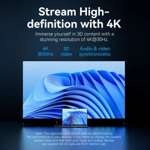 Vention DisplayPort-HDMI™ 5M BlackVention DisplayPort-HDMI™ 5M Black