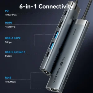 Vention 6-in-1 USB-C TGNHB