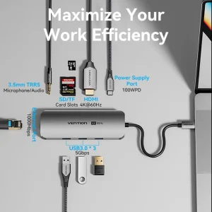 Vention 9-in-1 USB-C TQLHB
