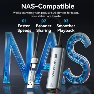 Vention USB-C/USB-A Ethernet Adapter