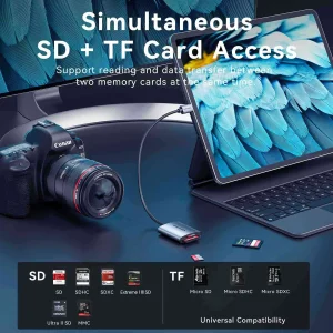 Vention 2-in-1 Card Reader