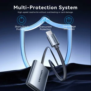 Vention 2-in-1 Card Reader