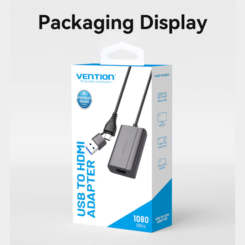 Vention USB-C&USB-A to HDMI