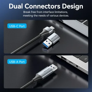 Vention USB-C/USB-A Ethernet Adapter