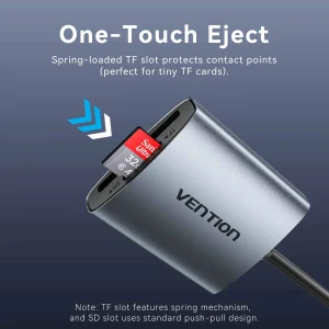 Vention 2-in-1 Card Reader