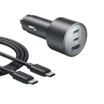 Anker Car Charger 167.5W+3 Ports