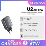 Remax charger 67W USB-A+USB-C