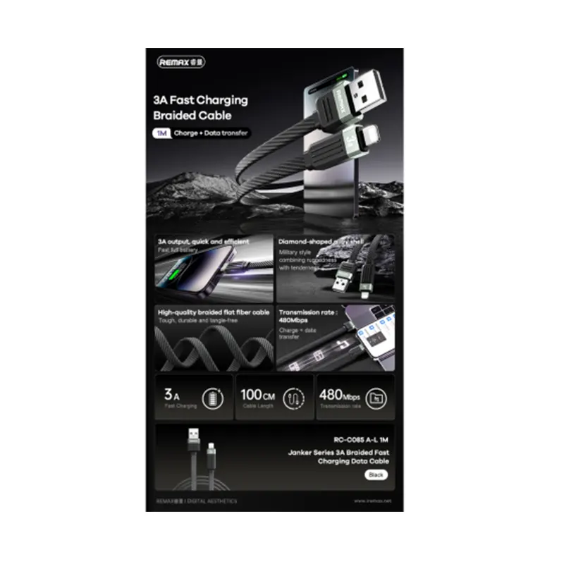 Remax Cable Type-A to Type-L 3A