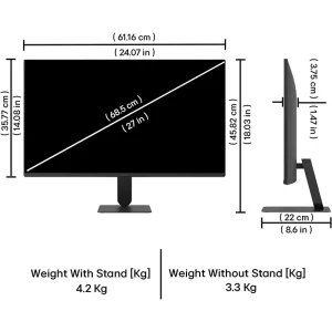 LG 27" FHD monitor