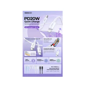 Remax Cable Type-c to Lightning 20W