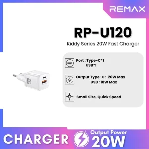 Remax charger 20W USB-A+USB-C