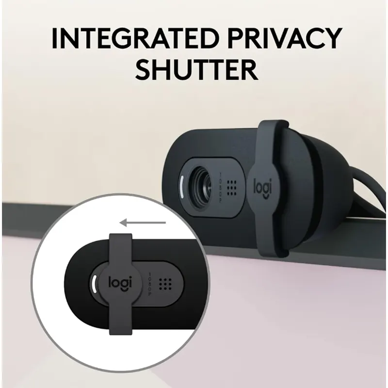 Logitech Webcam FHD Built-in-mic