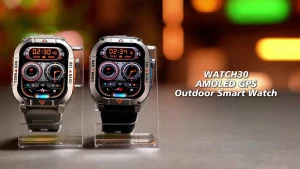 REMAX WATCH 30 AMOLED GPS Outdoor Smartwatch - Black