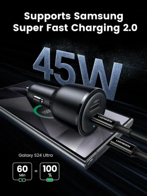 UGREEN 63W USB C Car Charger
