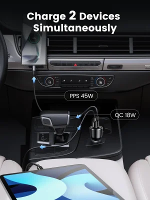 UGREEN 63W USB C Car Charger