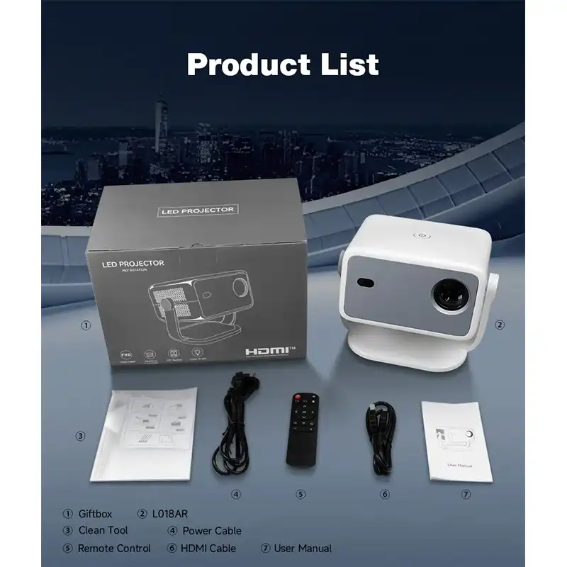 Home Theater Projector L018AR