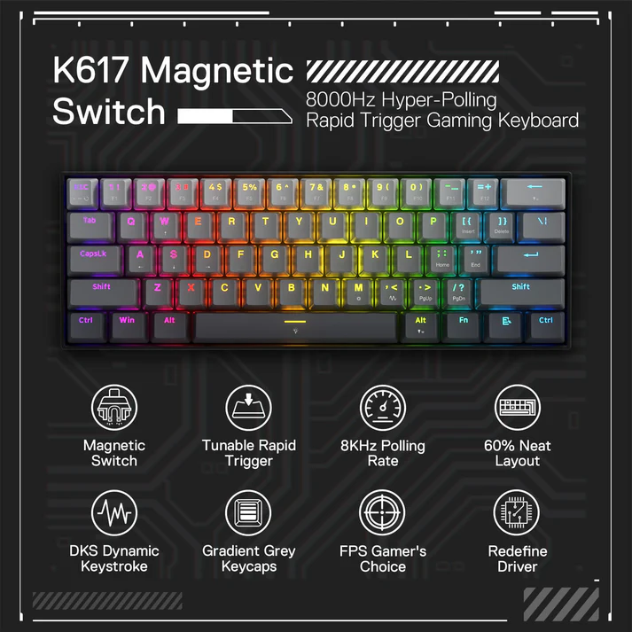 Redragon Keyboard magnetic switch