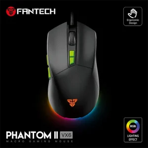 fantech mouse wired Black VX6
