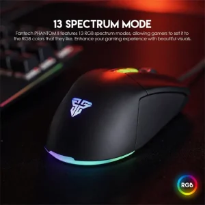 fantech mouse wired Black VX6