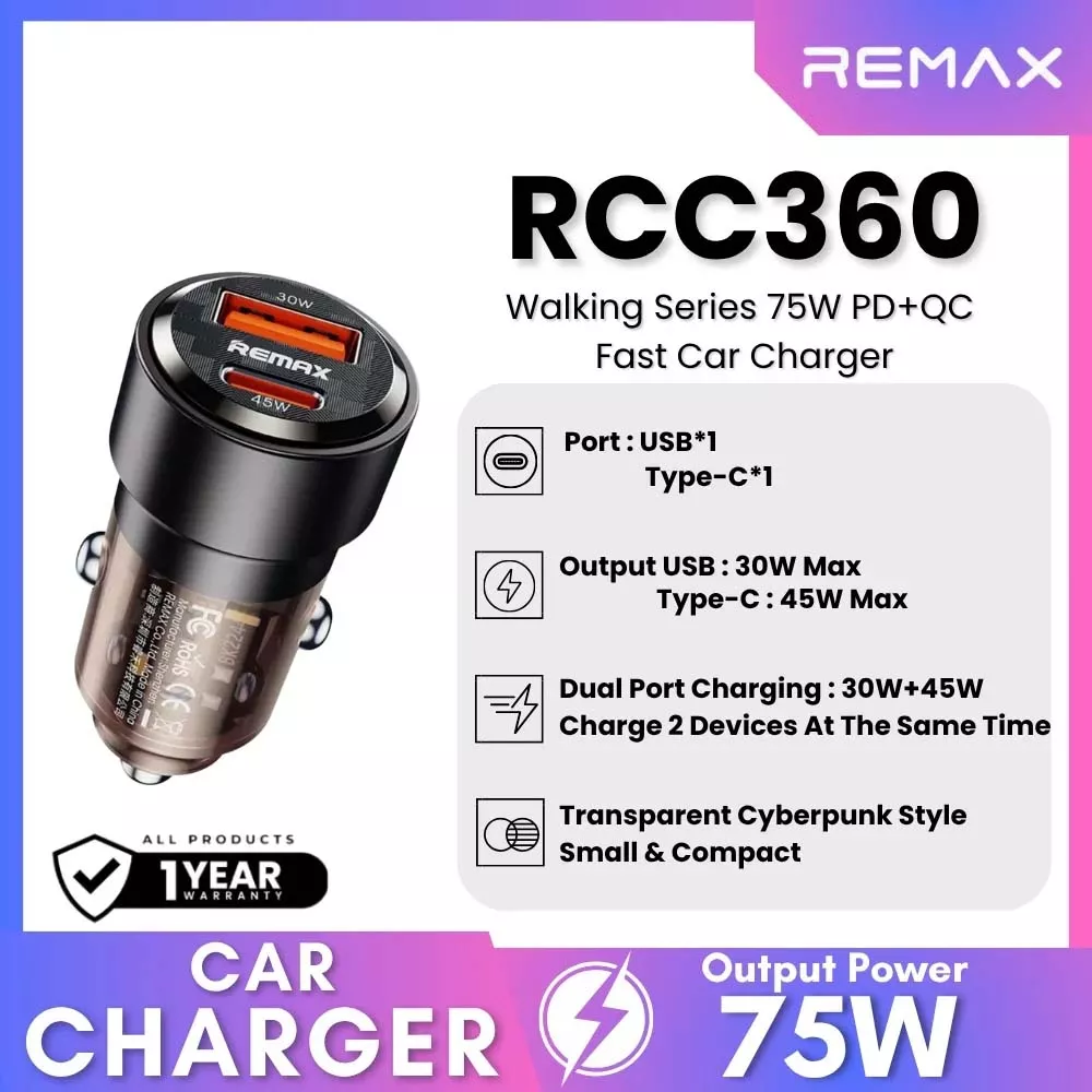 Remax RCC360 Car Charger