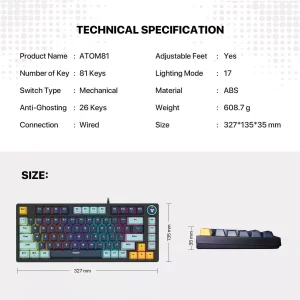 Fantech MK875 V2 Keyboard