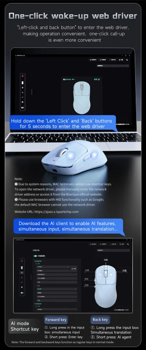 AJAZZ Gaming Mouse Blue