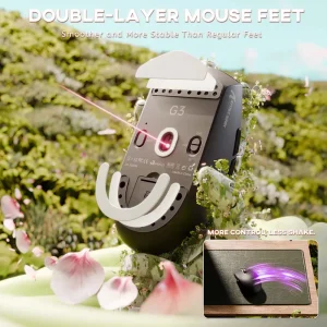 59g Super Lightweight & Dual-Layer PTFE Feet