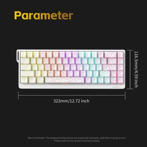 AJAZZ Keyboard Red Switch NK68-V2