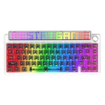 AJAZZ Keyboard White Peach Switch