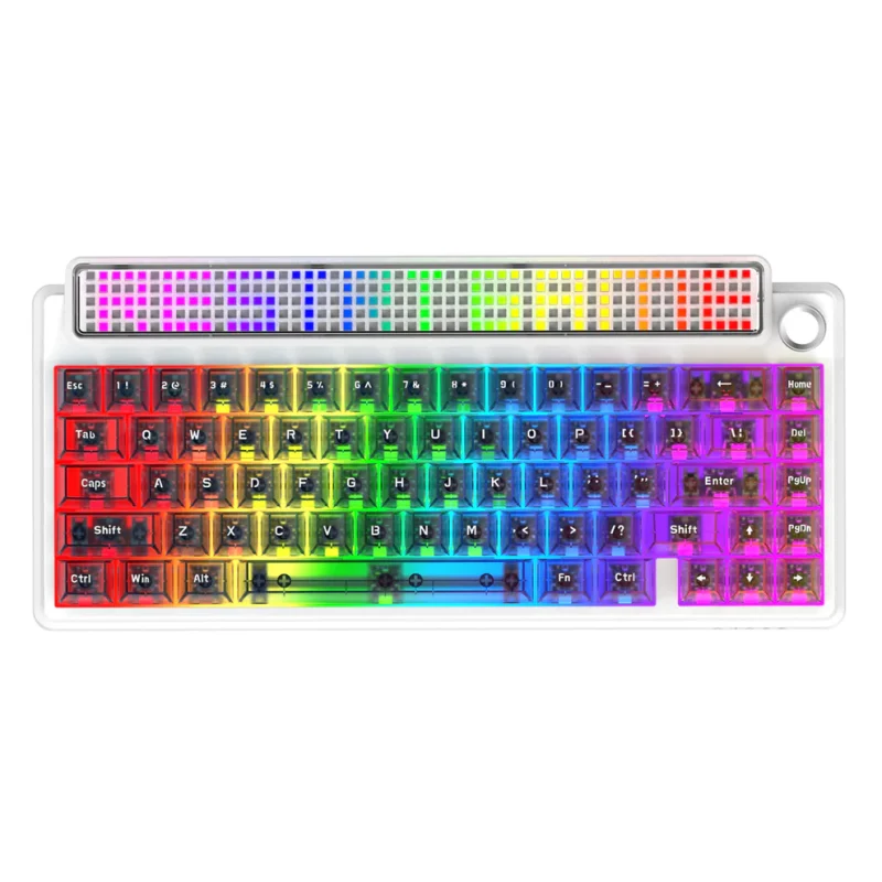 AJAZZ Keyboard White Peach Switch