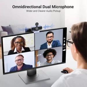 Integrated Dual Noise-Canceling Microphones