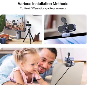 Integrated Dual Noise-Canceling Microphones