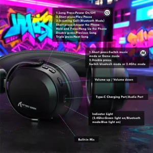 Dual Microphones for Gaming & Calls