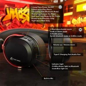 Dual Microphones for Gaming & Calls