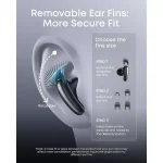 Semi-In-Ear Design with Secure Fins D1200H11