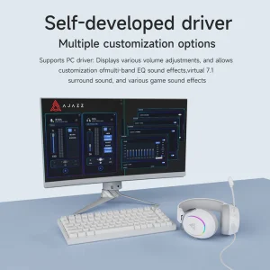 AJAZZ Gaming HeadSet White