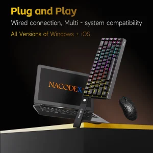 AJAZZ Keyboard Red Switch NK68-V2