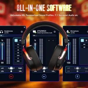Dual Microphones for Gaming & Calls