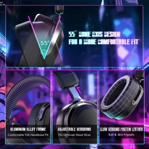 Dual Microphones for Gaming & Calls