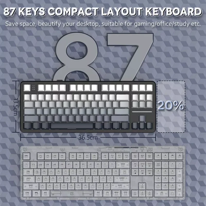Attack Shark X87 Grey