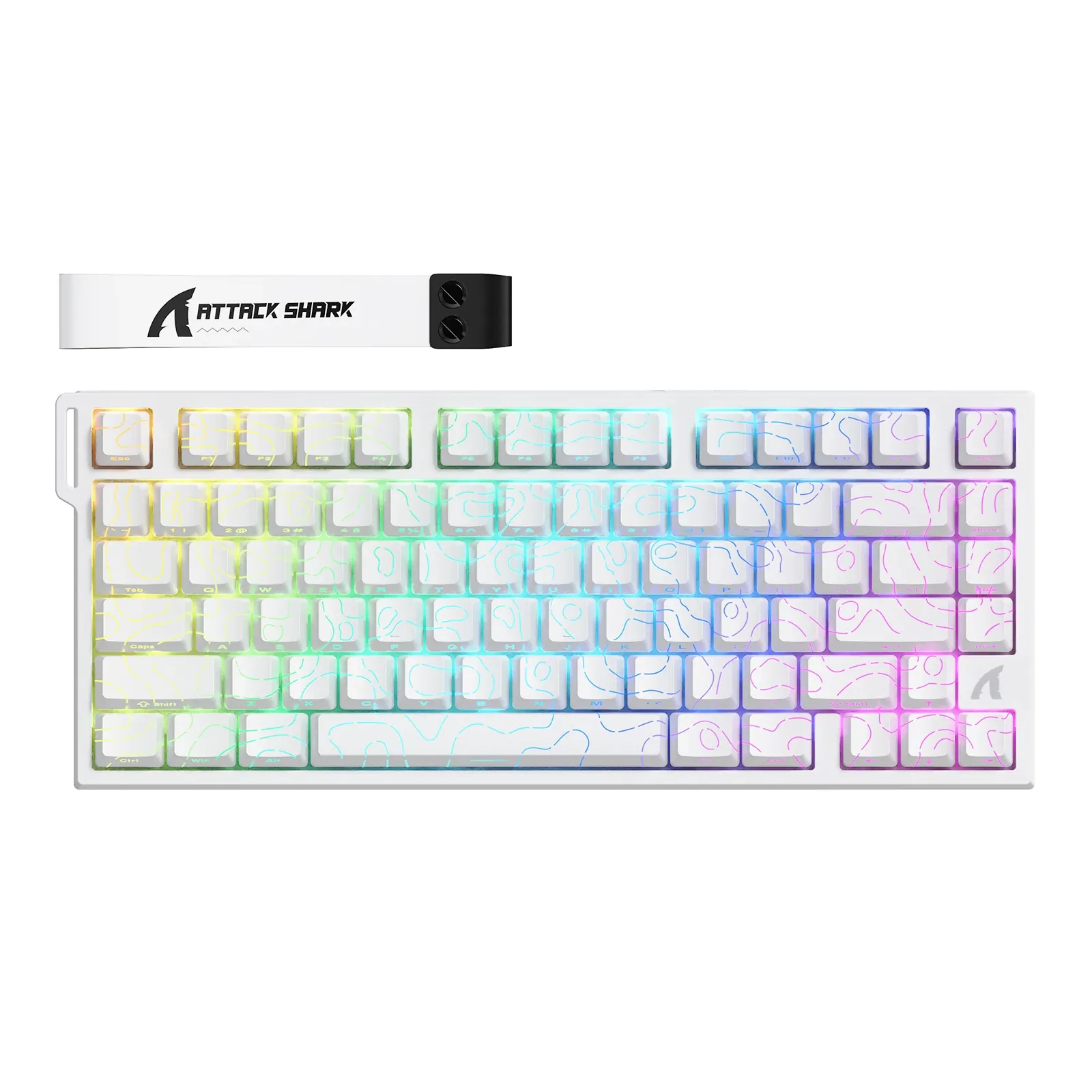 ATTACK SHARK R82 White (1) ATTACK SHARK R82 White