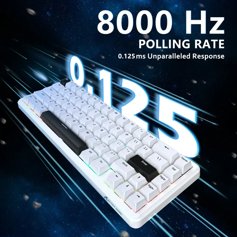 ATTACK SHARK X65 White