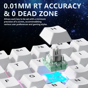 ATTACK SHARK X65 White