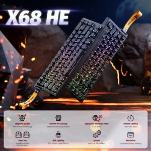 ATTACK SHARK X68 HE Black Contours (1)