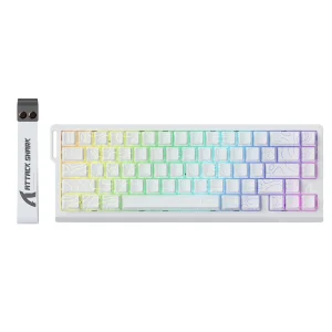 ATTACK SHARK X68 HE White Contours