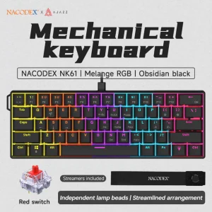 AJAZZ Keyboard Red Switch NK61